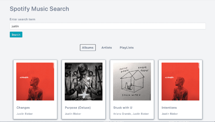 How to Create a Spotify Music Search App in React