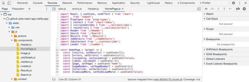 How to Hide your React Source Code from Chrome Dev Tools when Deployed to Production
