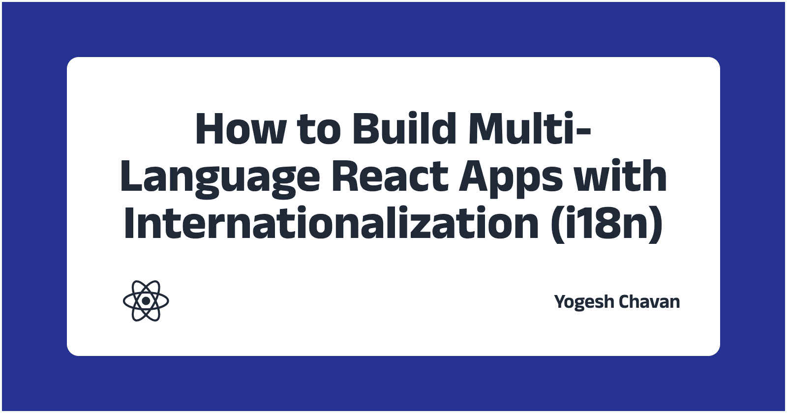 How to Build Multi-Language React Apps with Internationalization (i18n)