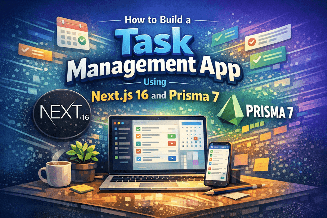 How to Build a Task Management App Using Next.js 16 and Prisma 7